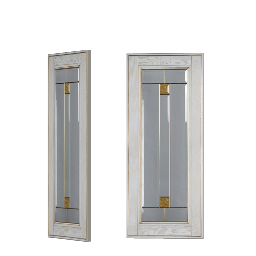Кухонный шкаф с нишей 2-дверный 960х600х315мм Белый витрина